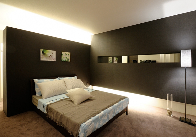 ６．ラグジュアリーな寝室