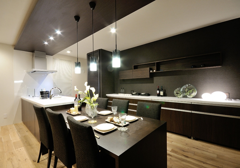 ９．落ち着いたダイニングキッチン